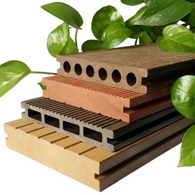 ความต้านทานการซีดจาง WPC Hollow Decking พลาสติกรีไซเคิลและวัสดุคอมโพสิตไม้
