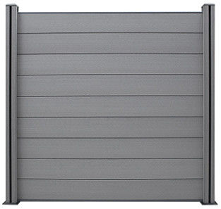 1.5M 1 WPC Fence Panels Dampproof ECO Friendly Composite Fence Panels