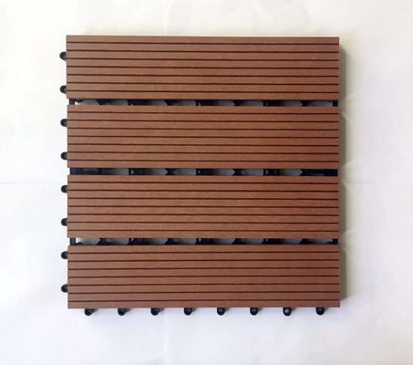 WPC HDPE Diy Interlocking Deck Tiles Flooring Wpc Wood Plastic Composite Decking
